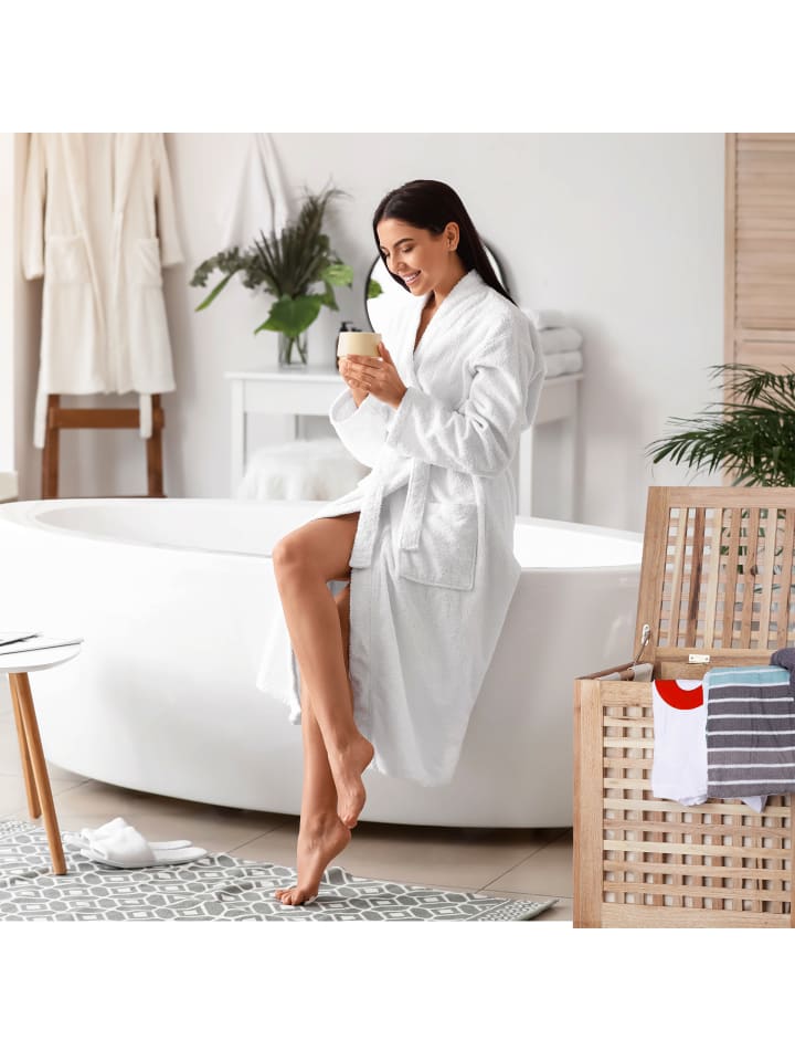 relaxdays Wäschetruhe in Natur günstig kaufen onesize