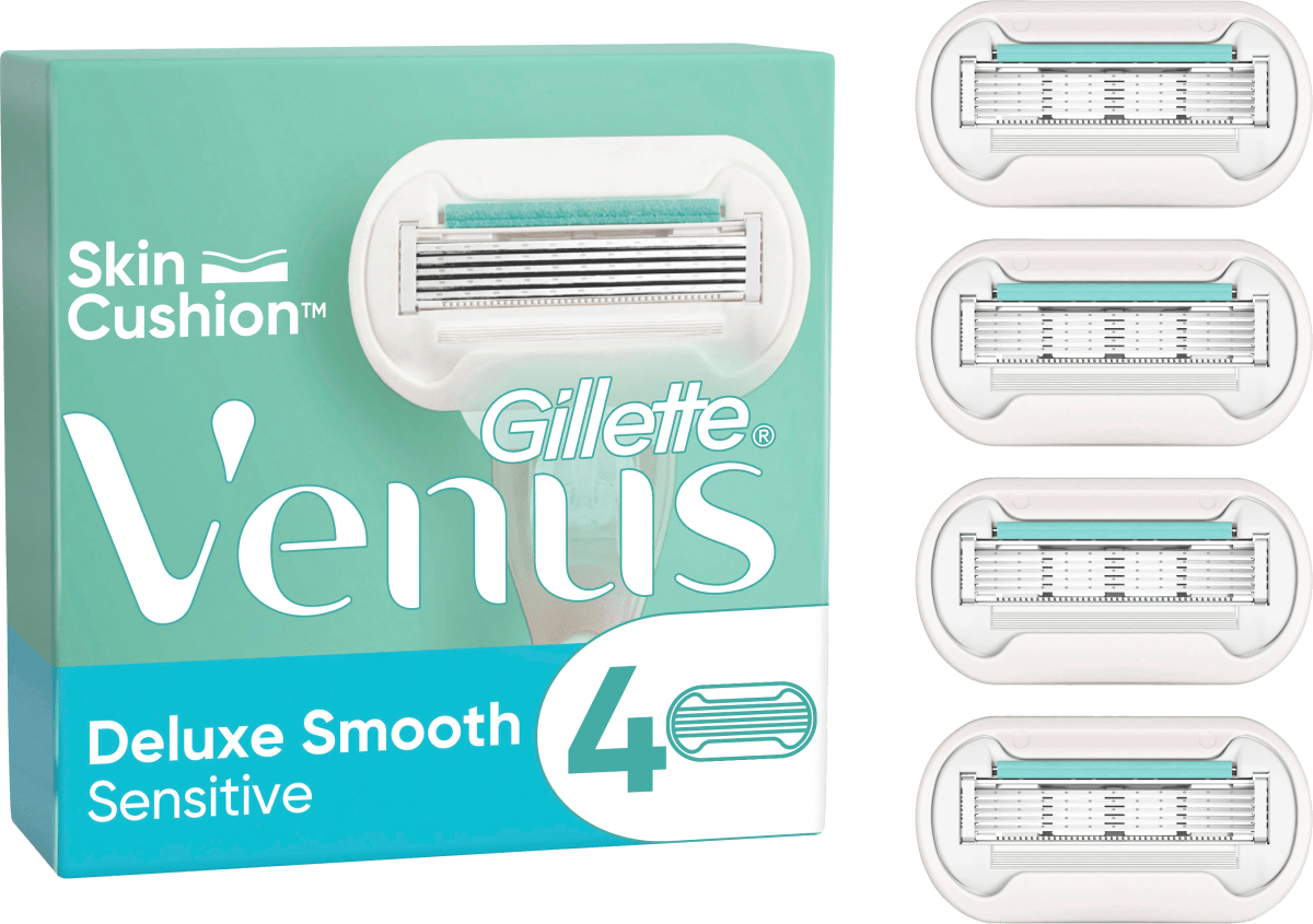 Rasiererklingen, Deluxe Smooth Sensitive Rosegold, 4 St