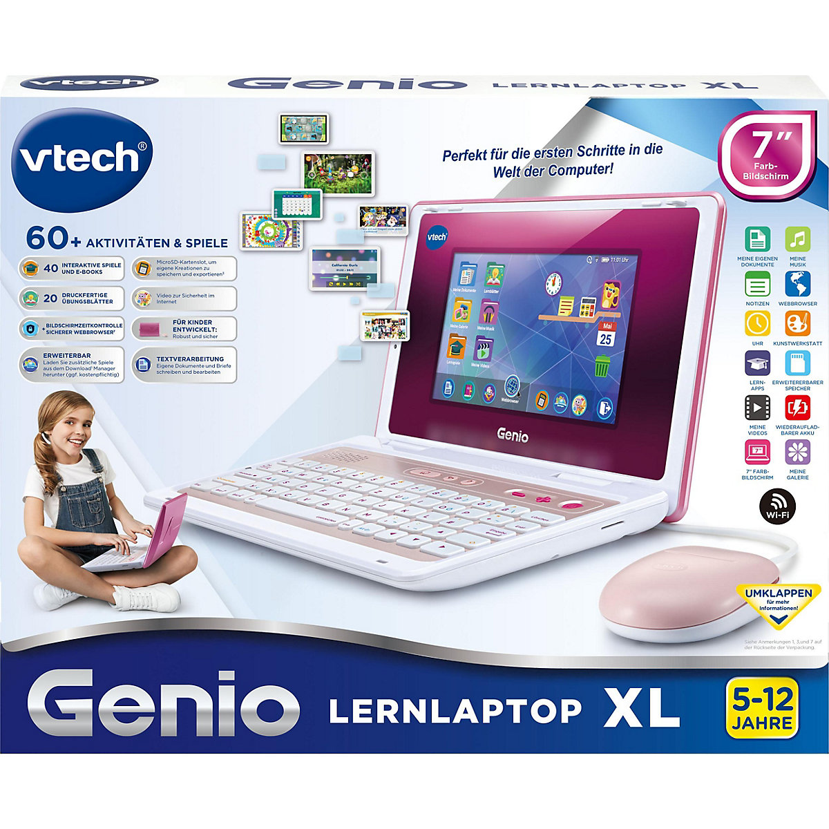 Genio Lernlaptop XL pink