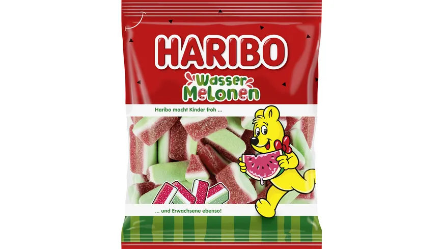 Haribo Fruchtgummi mit Schaumzucker Wassermelonen 160 g
