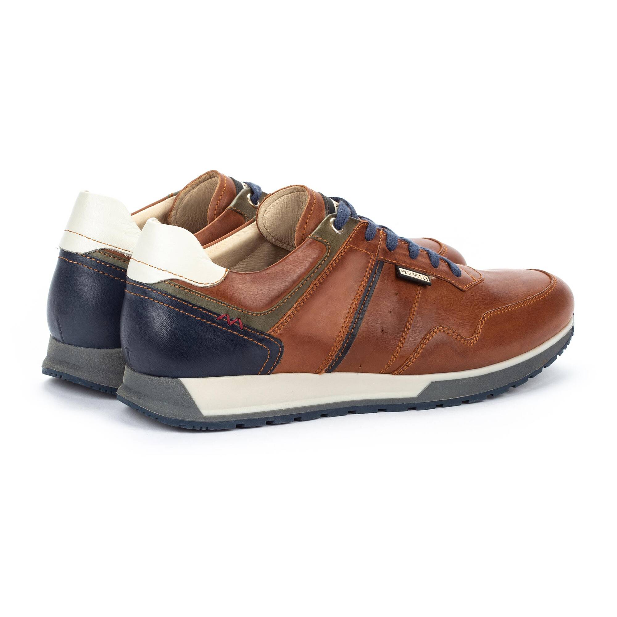 Męskie buty sportowe casualowe - SKÓRA