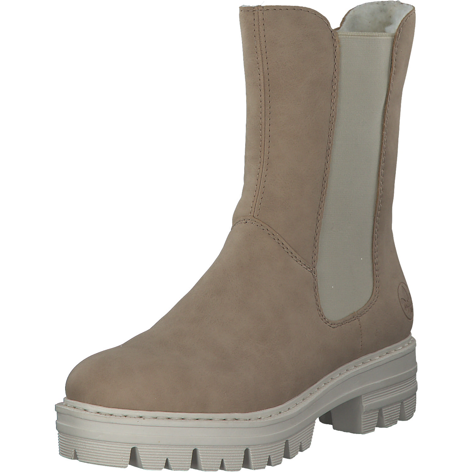 Rieker 76190, Chelsea Boots, Damen, Beige