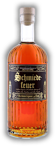 Schmiedefeuer 0,7 Liter Schmiedefeuer 0,7 Liter Kräuterlikör mit Tradition der Firma Hercynian Distilling Co. / Hammerschmiede. 0,7	 Liter - Vol 56%