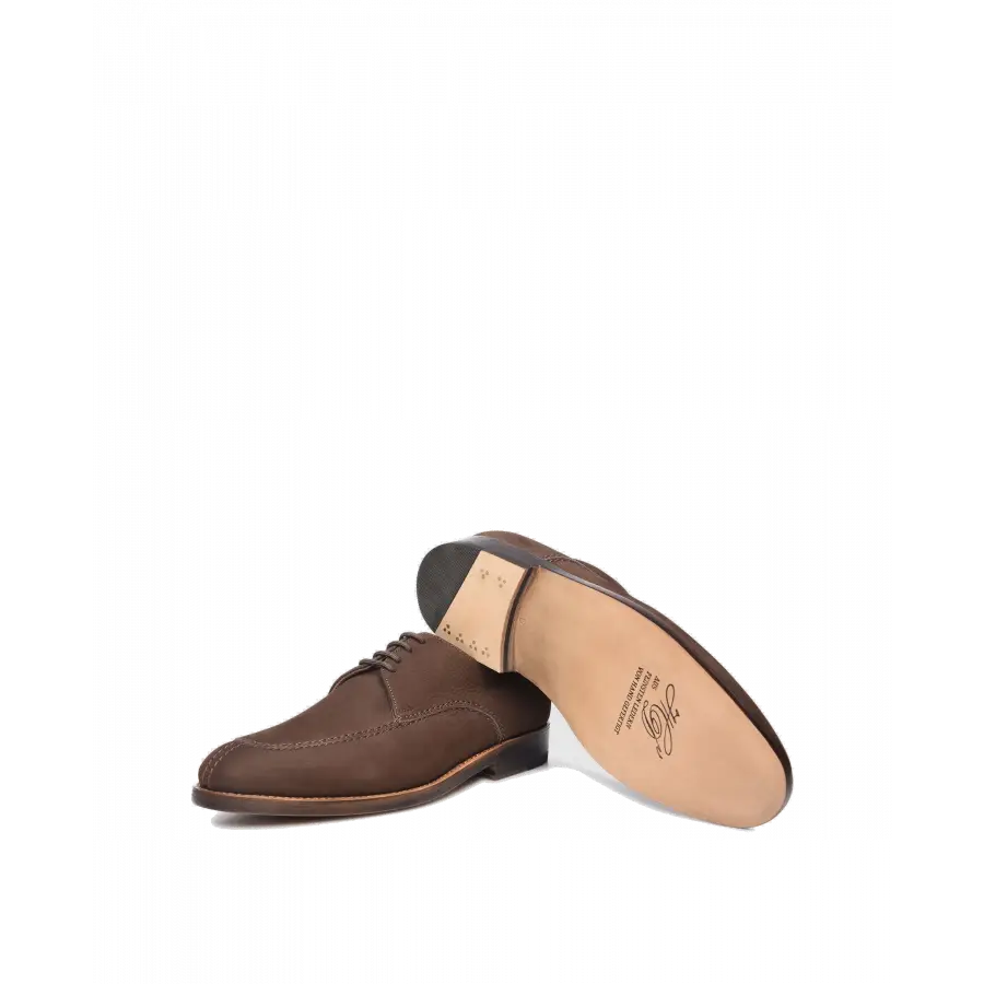Heinrich Dinkelacker - Businessschuhe Derby LUZERN PLAIN BD Nubukleder - braun