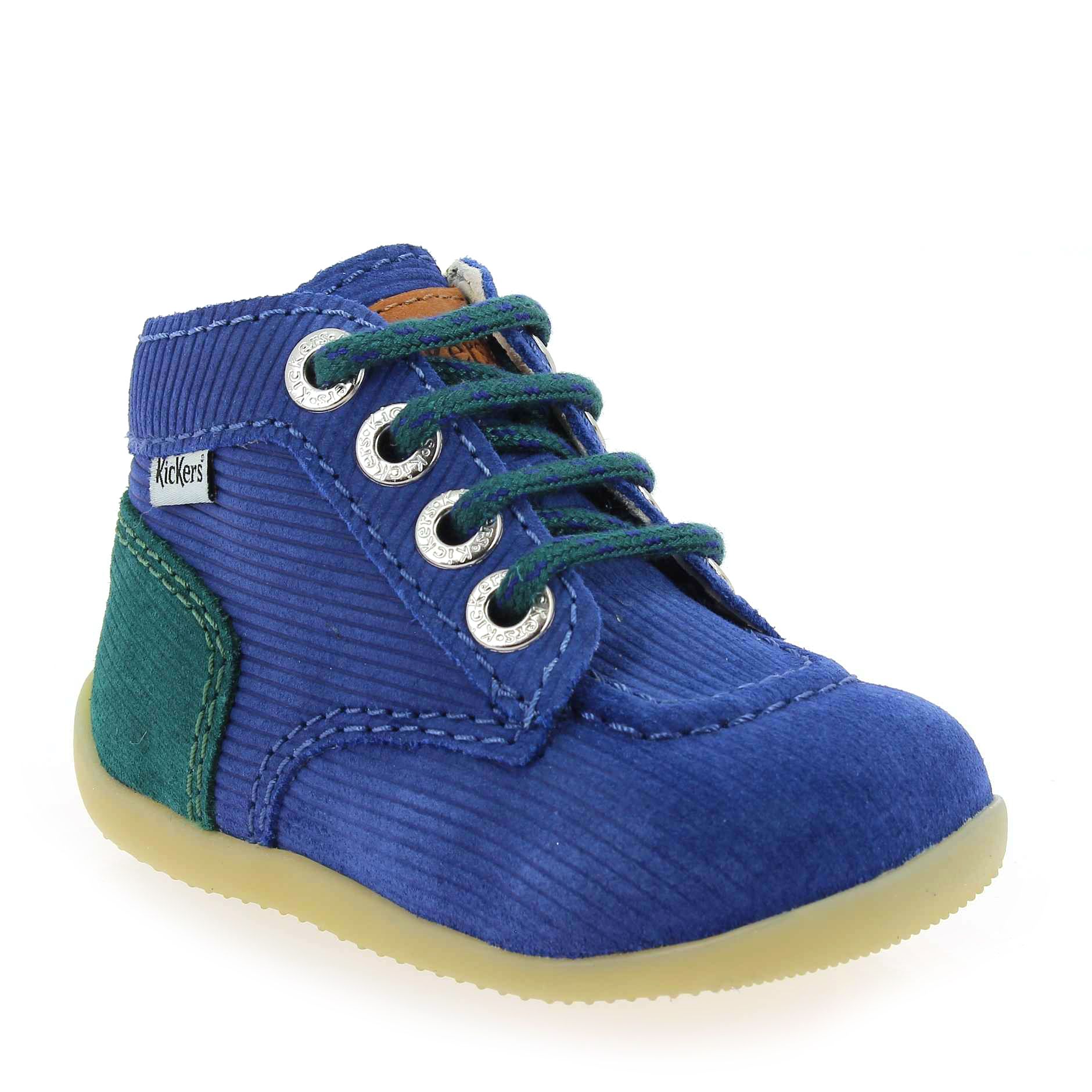 Kickers  BONZIP-2 X - Bleu Vert