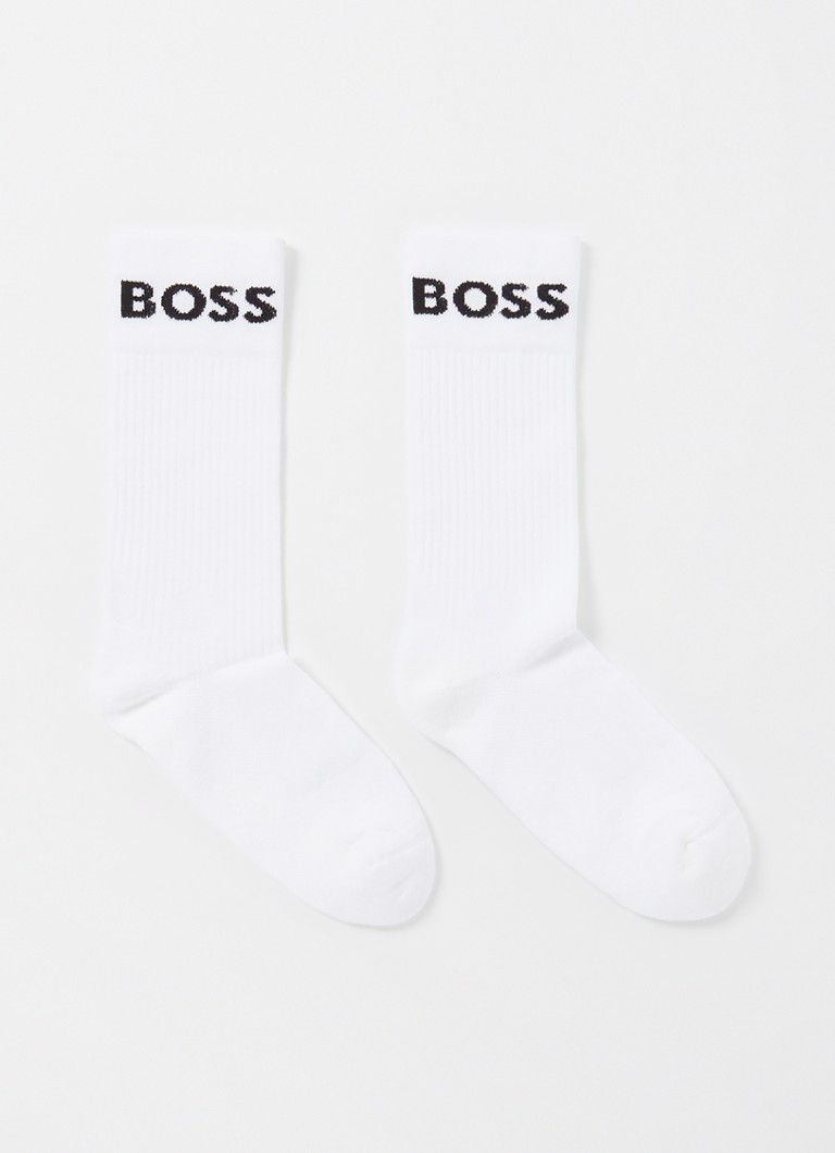 Șosete cu logo HUGO BOSS, set de 2
