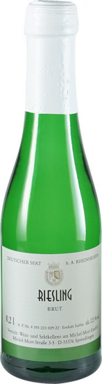Piccolo Riesling brut 0,2 L - Winzerhof Wolf-Holl