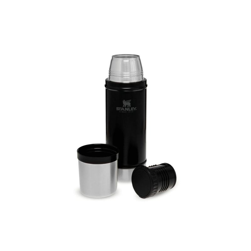 Stanley Thermoflasche, Classic Legendary Bottle Xsmall 16oz \/ 470ml Matte Black Pebble