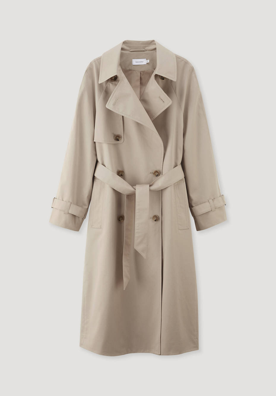 Trenchcoat Nature Shell aus reiner Bio-Baumwolle