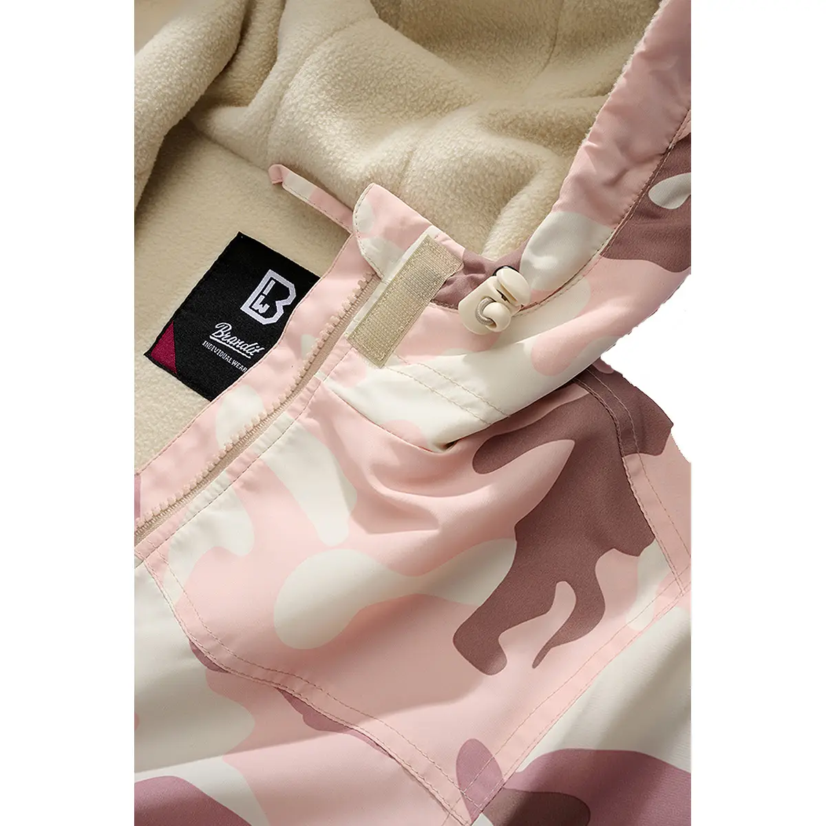 Ladies Windbreaker Frontzip candy-camo