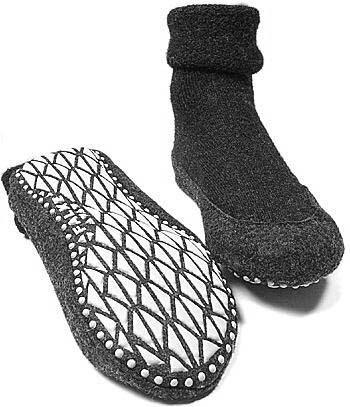 Falke, Serie Cosyshoes, Hausschuhe, Merinowolle, anthrazit