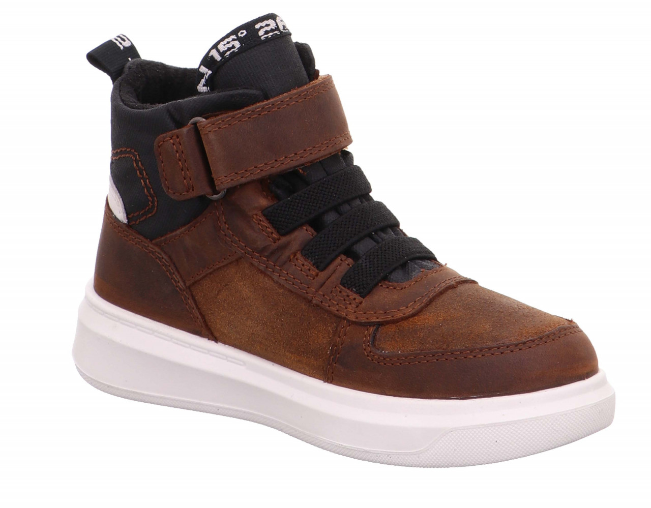 COSMO - BraunSneaker high mit Klettverschluss