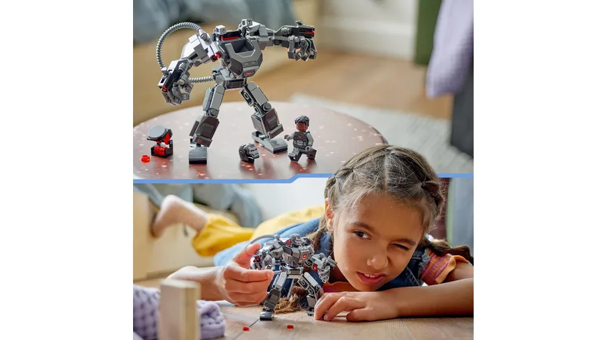 LEGO Marvel 76277 War Machine Mech, baubare Spielzeug-Actionfigur