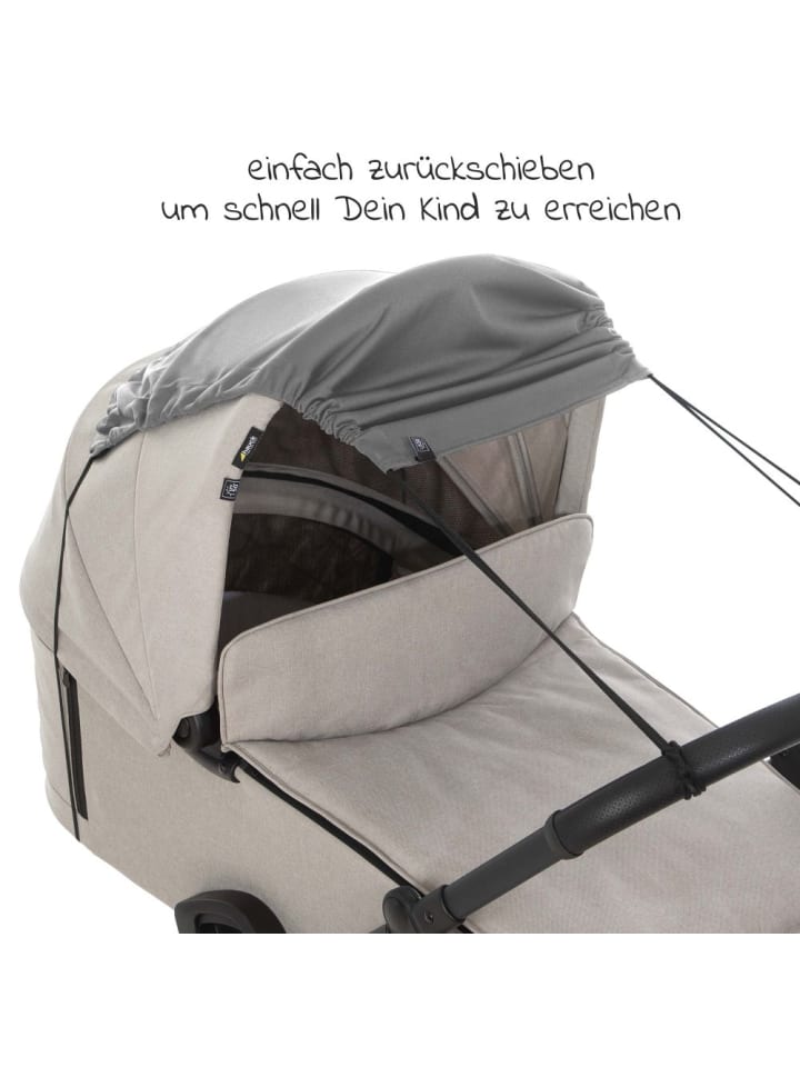 Hauck Universal Sonnensegel für Kinderwagen - Grey in grau günstig kaufen onesize