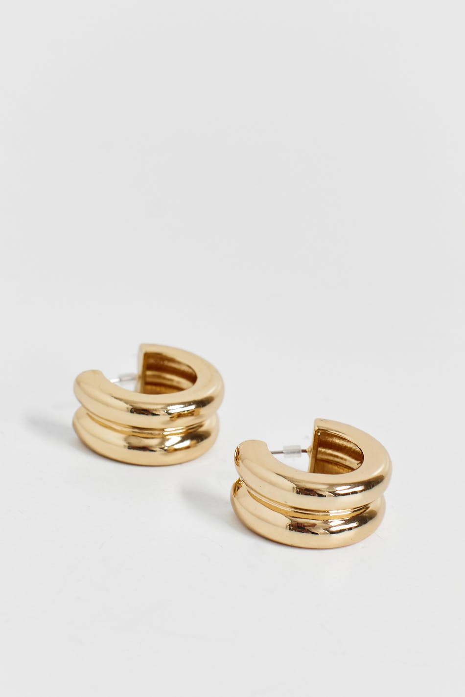 Double hoops earrings