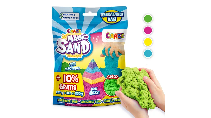 CRAZE - MAGIC SAND Starter Foilbag, 1 Stück, sortiert