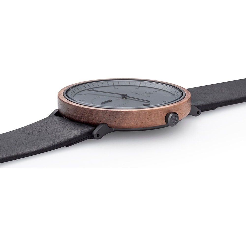KERBHOLZ Montre pour hommes Bois, Acier inoxydable Montre