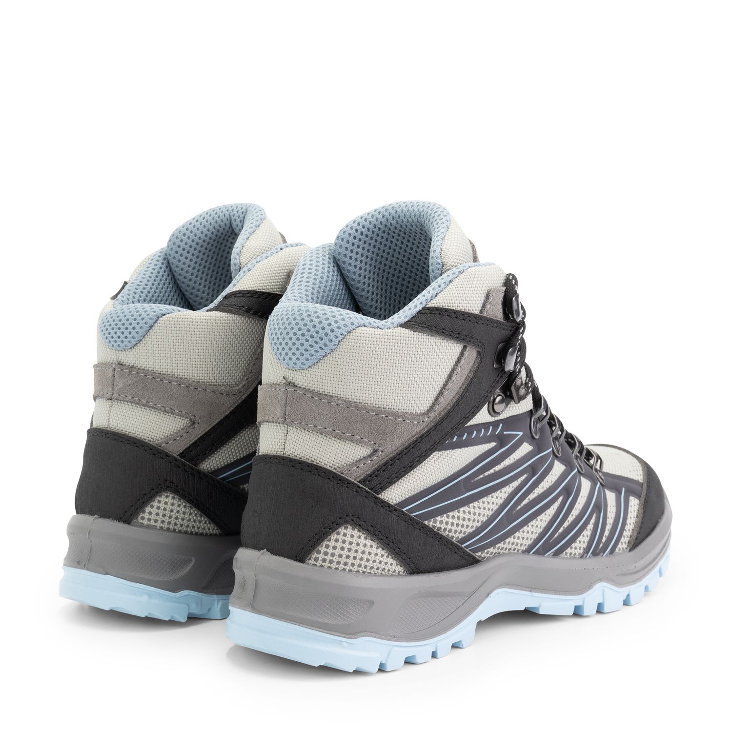 Travelin' Arosund hellgrau blaue Damen Wanderschuhe