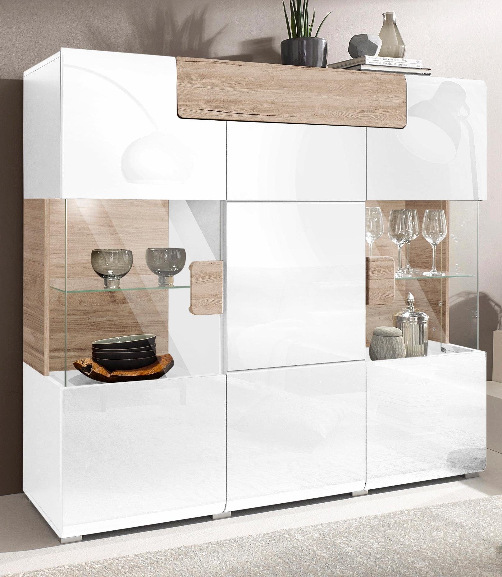 Helvetia Highboard Toledo, Breite 147,4 cm