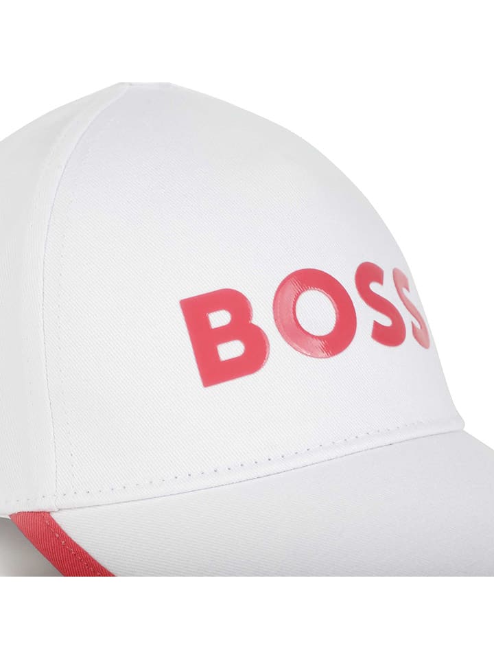 Hugo Boss Kids Cap in Weiß günstig kaufen