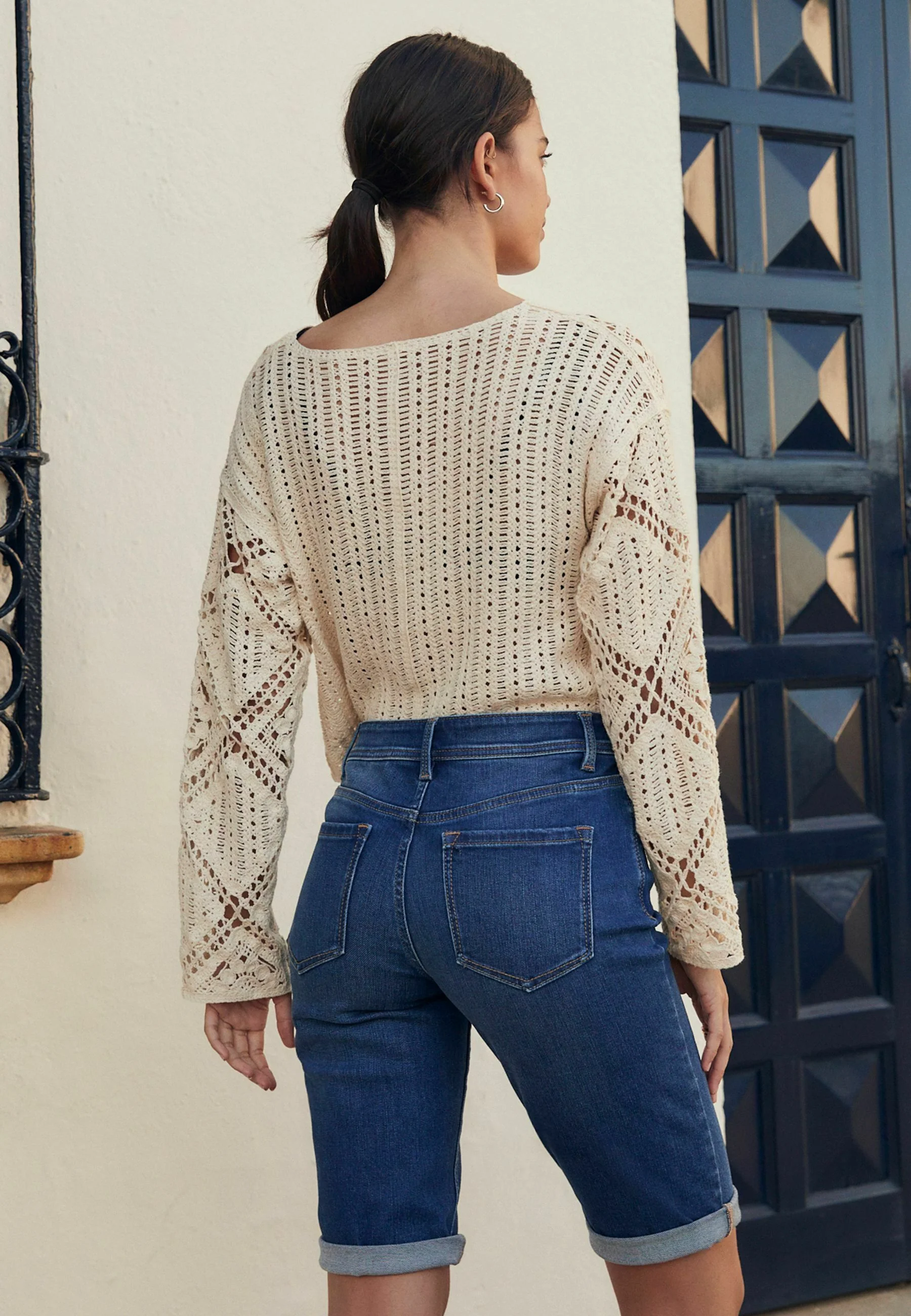 Próximos pantalones cortos de mezclilla