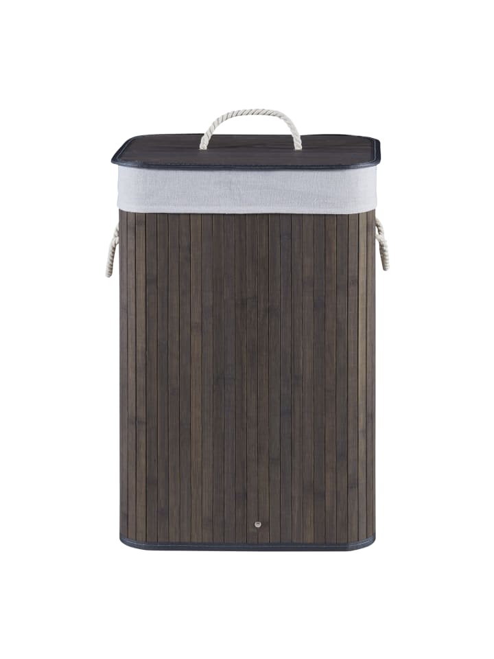 en.casa Wäschekorb Salla in Braun (B)40cm (H)60cm (T)30cm (V)72l günstig kaufen onesize