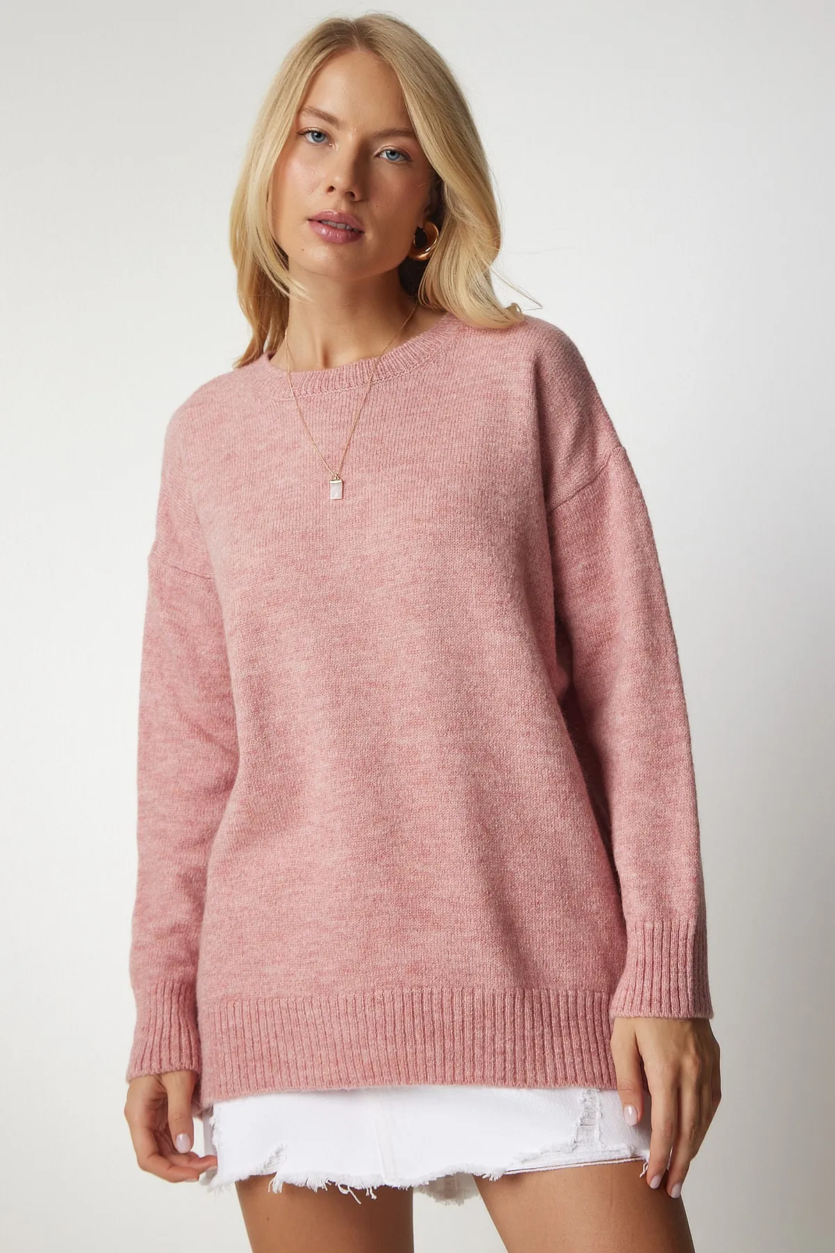 Happiness İstanbul  Pullover - Orange - Oversized