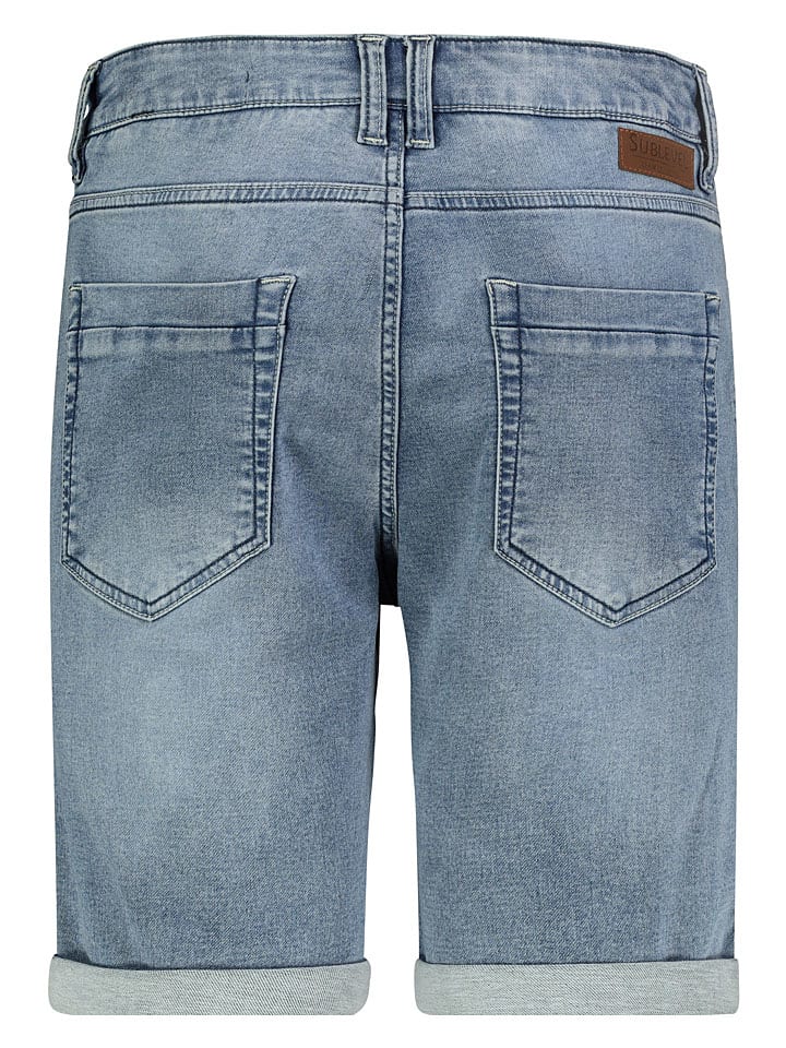 Authentic Style Jeans-Bermudas in Hellblau günstig kaufen