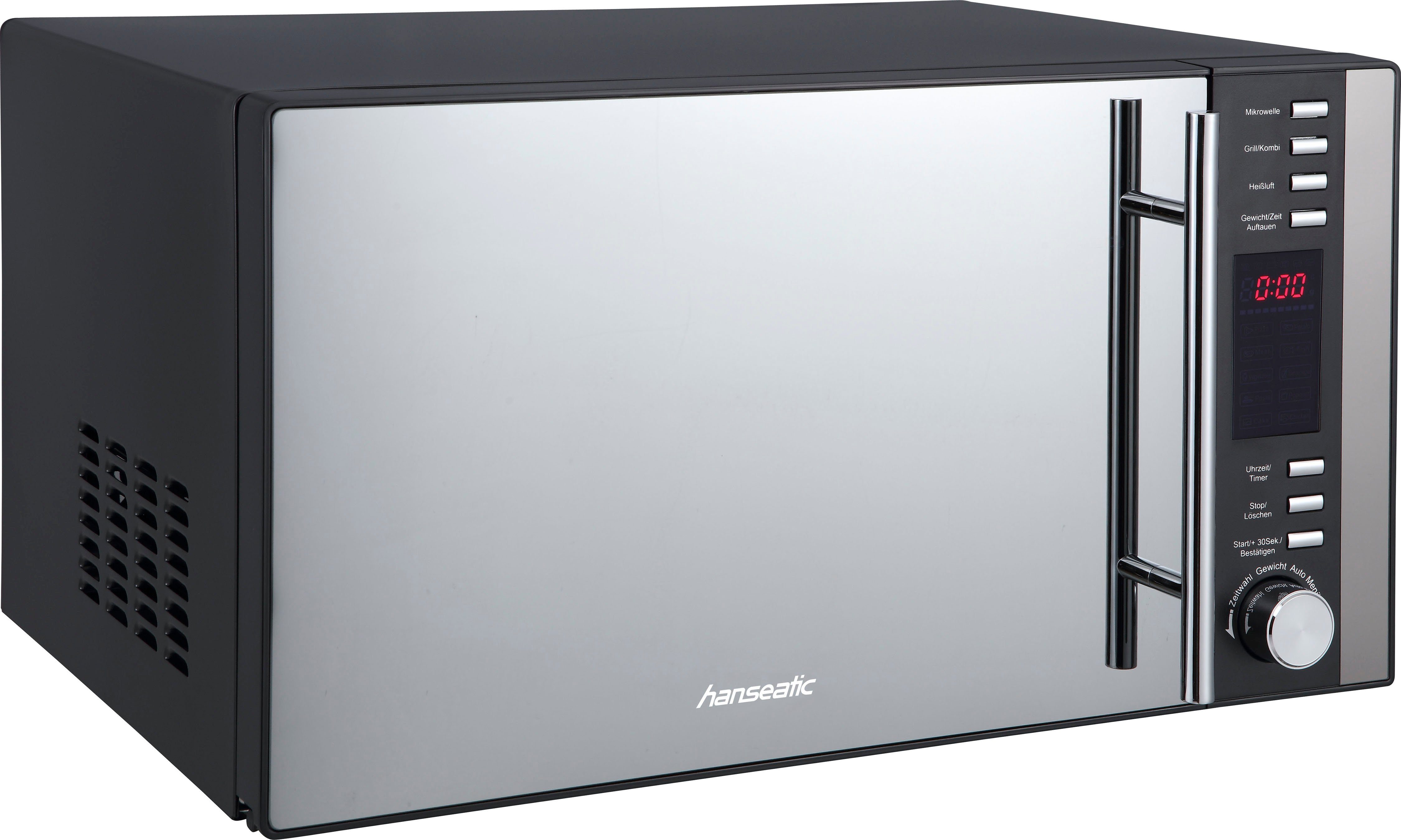 Hanseatic Mikrowelle AC925EBL, Grill, Heißluft, Mikrowelle, 25 l