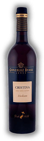 Gonzalez Byass Cristina Medium Gonzalez Byass Cristina Medium  0,75	 Liter - Vol 17,5%