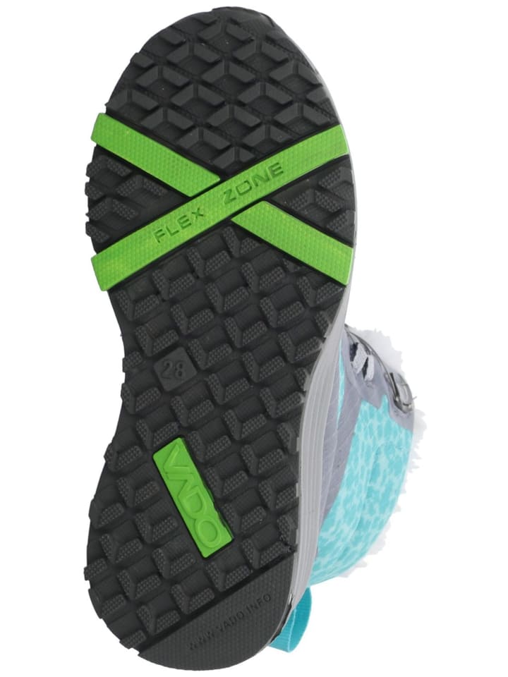 VADO  Stiefelette in Grau/Türkis günstig kaufen
