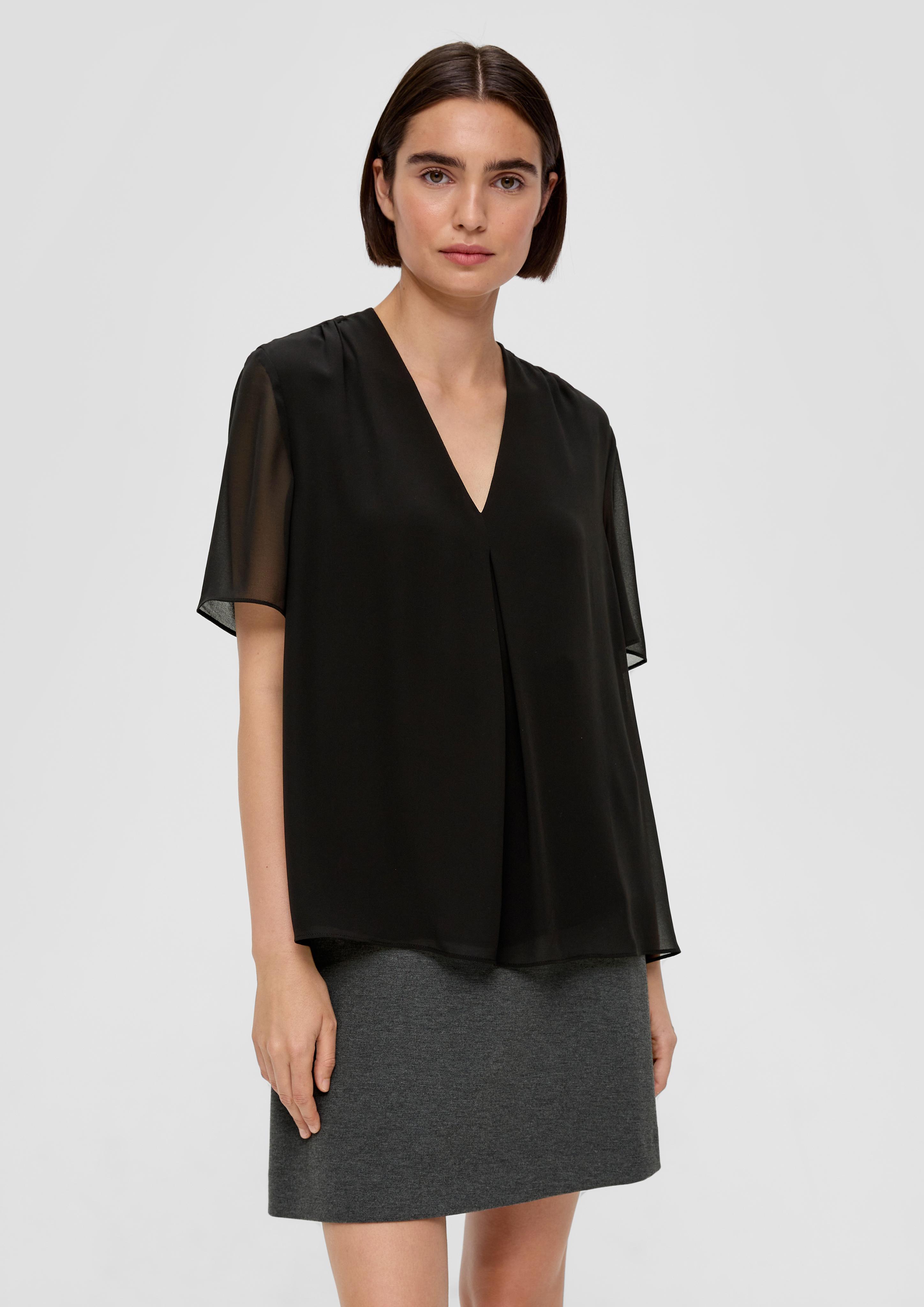 Bluse mit V-Ausschnitt  2135558-9999