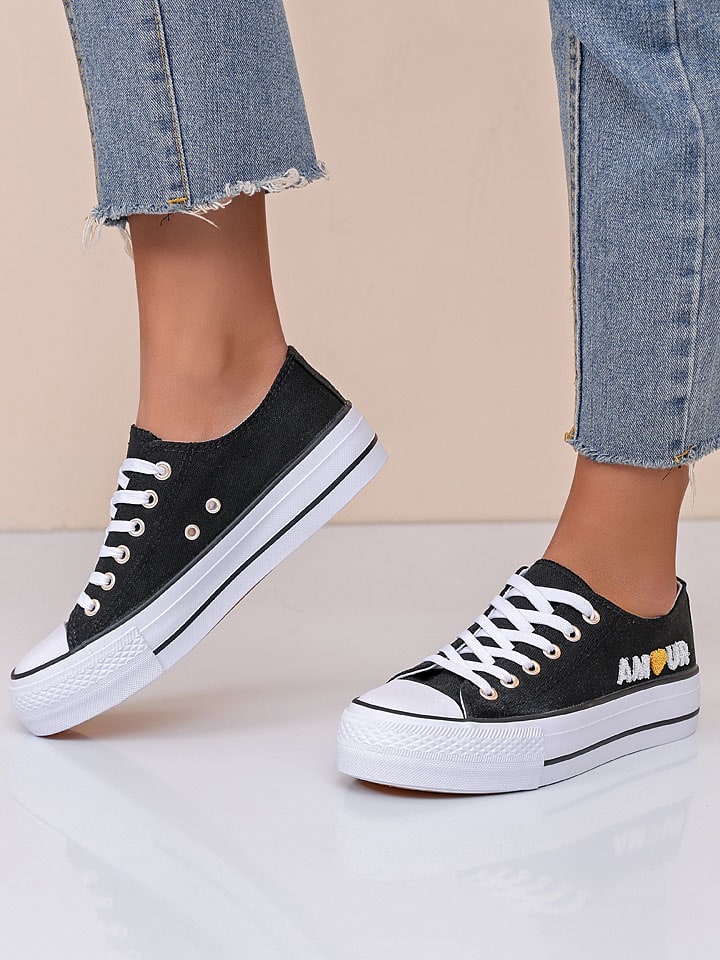Sixth Sens Sneakers in Schwarz günstig kaufen