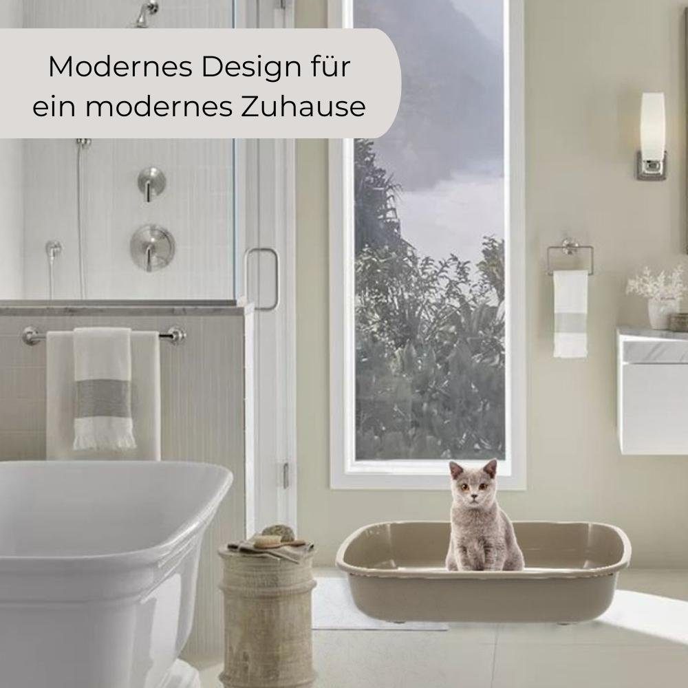 GarPet Katzentoilette GarPet Katzenklo in 5 Größen Katzentoilette Katzen WC Schalentoilette