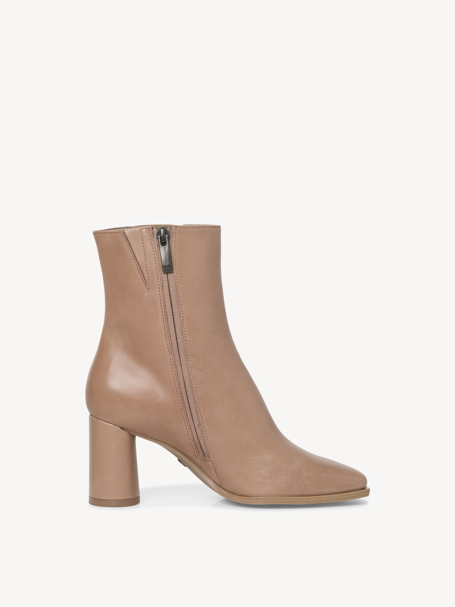 Bottine en cuir - marron