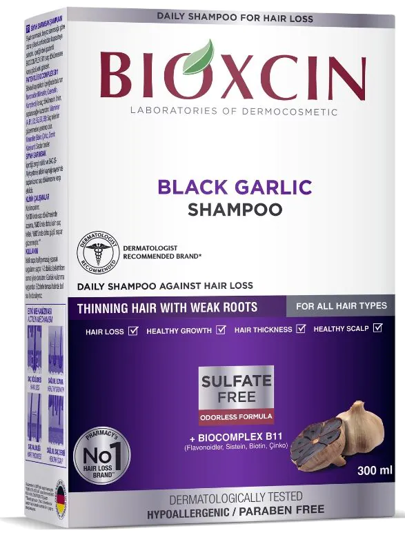 Bioxcin Classic šampon s crnim bijelim lukom