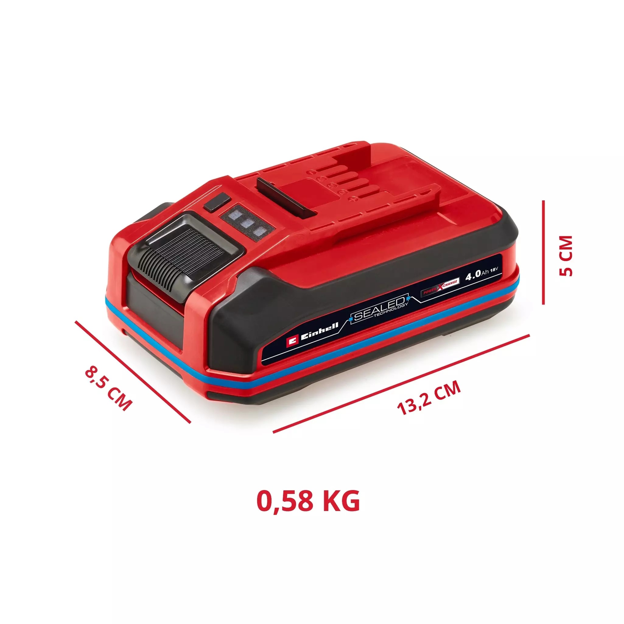 Einhell 4511627 SEALED Plus akumulators Li-Ion 18 V 4,0 Ah