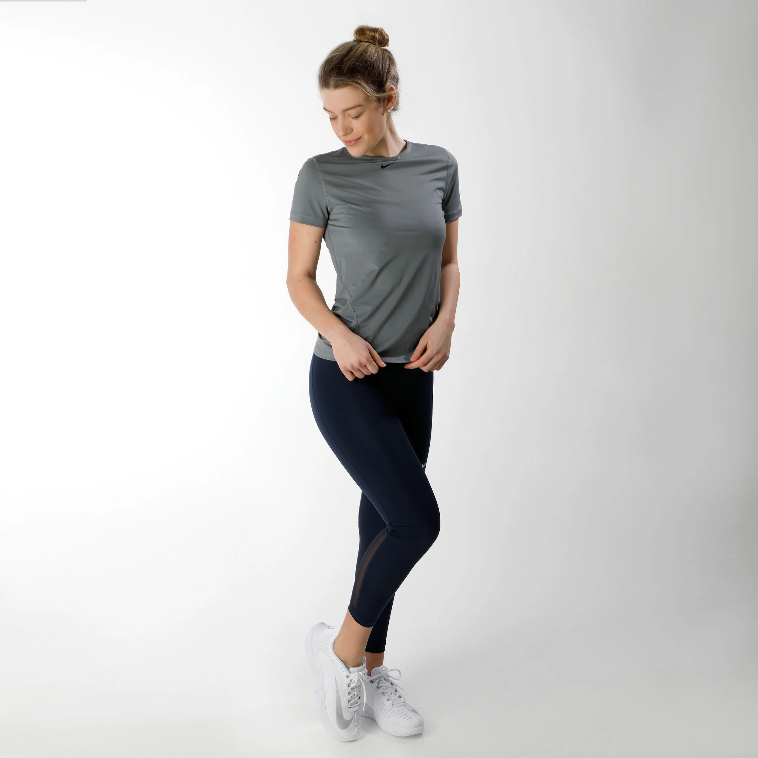 Pro 365 Tight Damen - Dunkelblau, Weiß