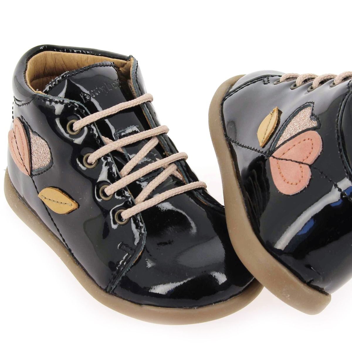 Babybotte  FEUILLE - noir multi