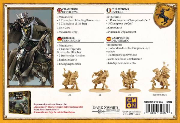 Song of Ice & Fire - Champions of the Stag (Erw.)
