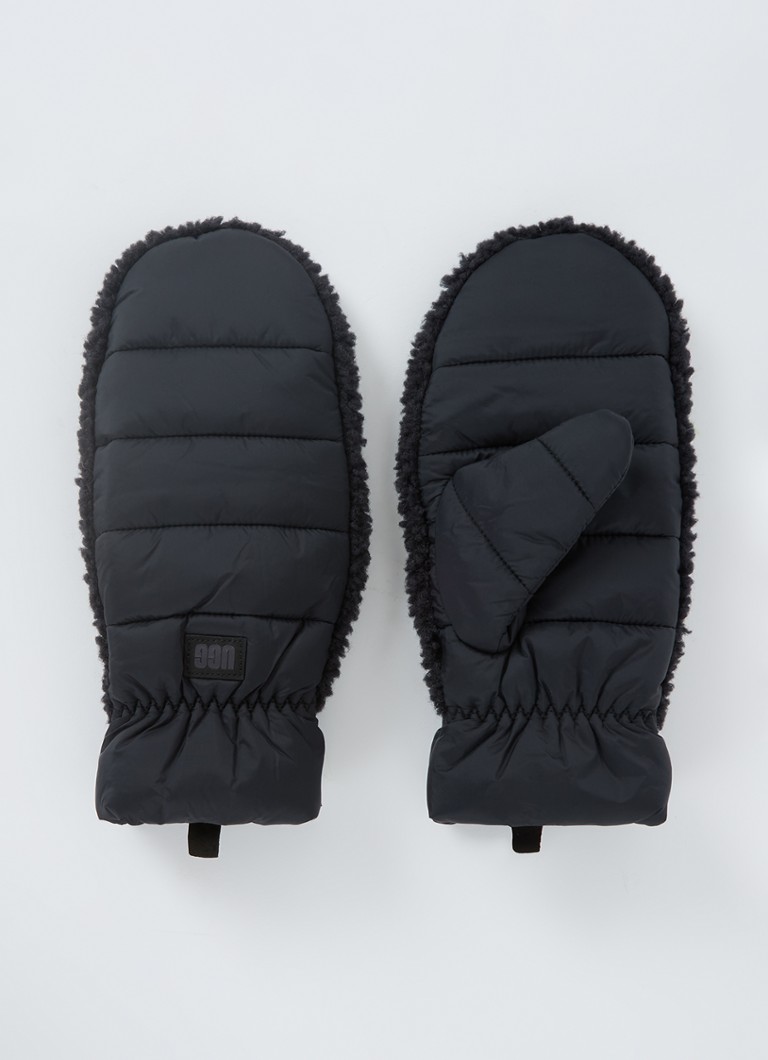 Γάντια UGG Uggfluff με επένδυση και βελούδινες λεπτομέρειες