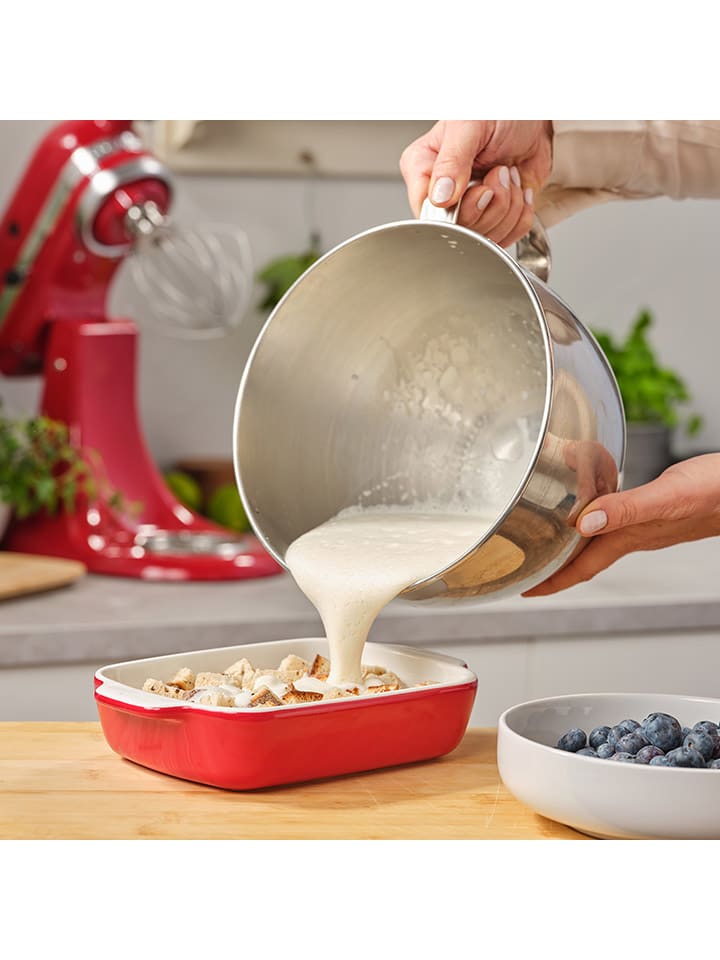 KitchenAid 2tlg. Set: Auflaufform in Rot - 1,9 l günstig kaufen onesize