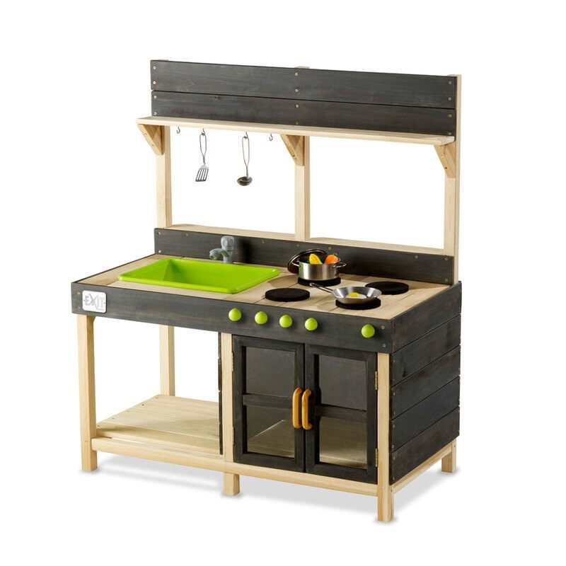 Cuisine d'extérieur en bois EXIT 200 naturel EXIT Toys
