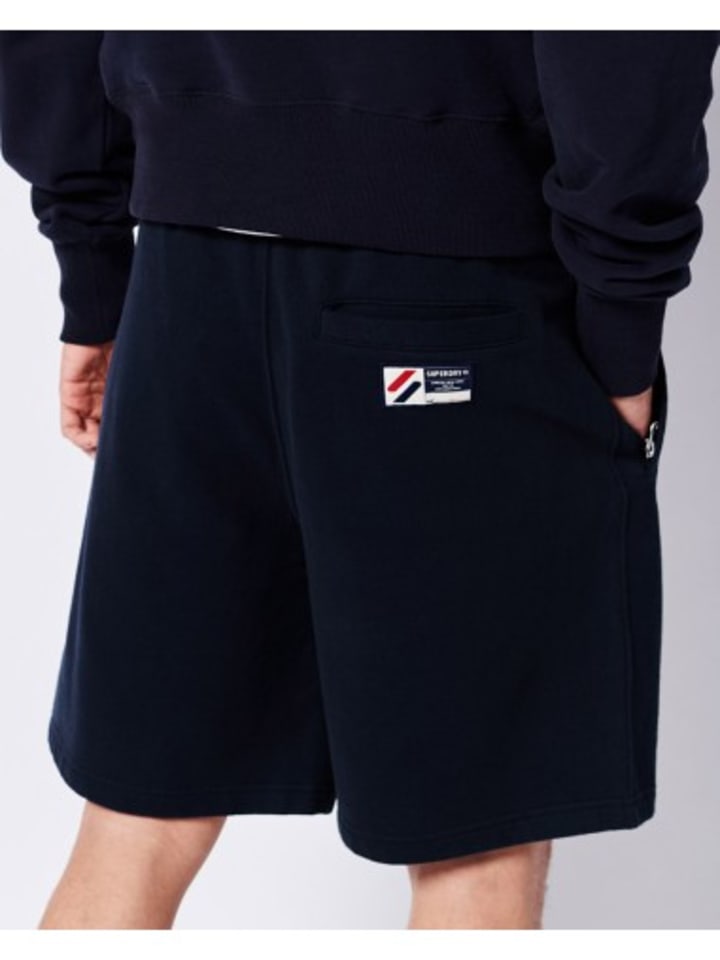 Superdry Sportshorts in Marine günstig kaufen