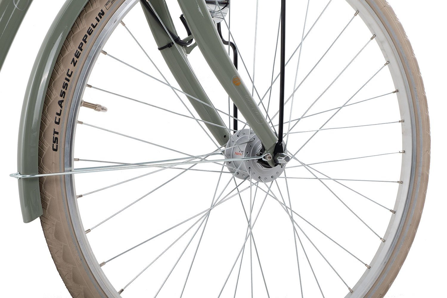 Maxim Cityrad Anno 1902 Wave, 7 Gang Shimano Nexus 7 Rücktritt Schaltwerk, Citybike schwarz/grau