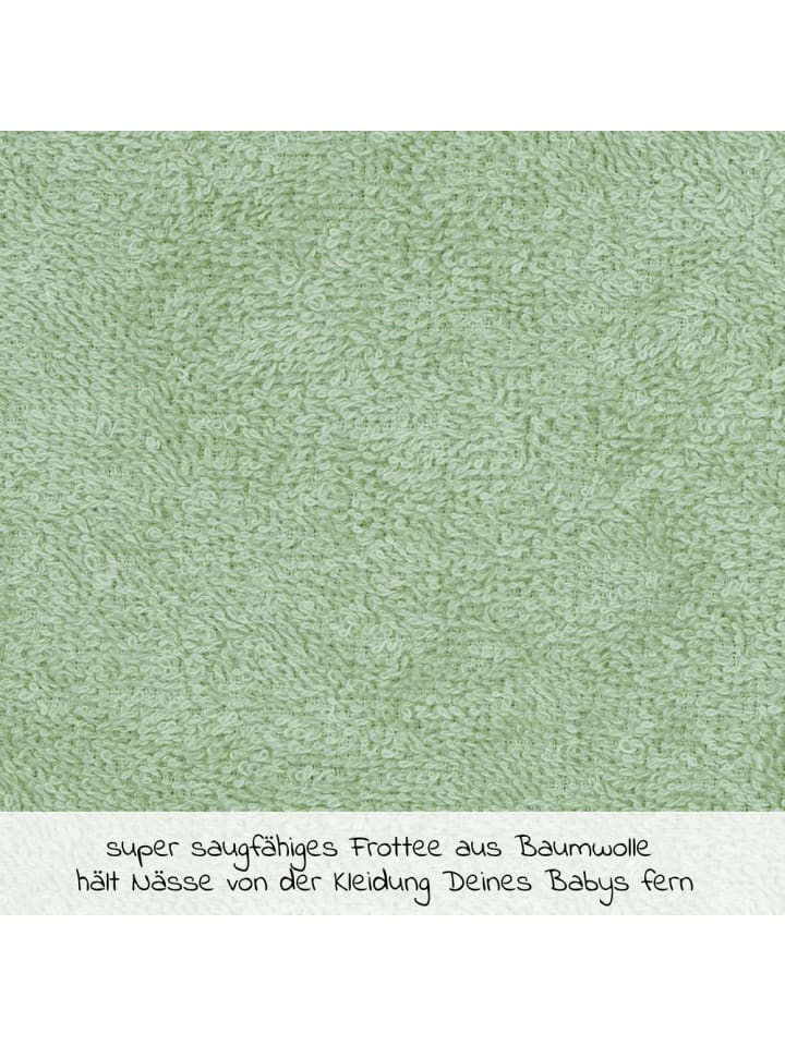 Wörner Riesen-Klettlätzchen 30 x 45 cm - Stickerei Faultier in gruen,motiv günstig kaufen onesize