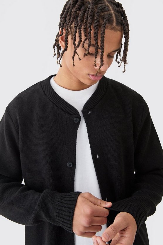 Strick-Bomberjacke