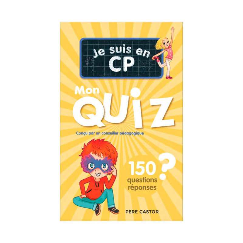 Livre Je suis en cp mon quiz - Père Castor Flammarion