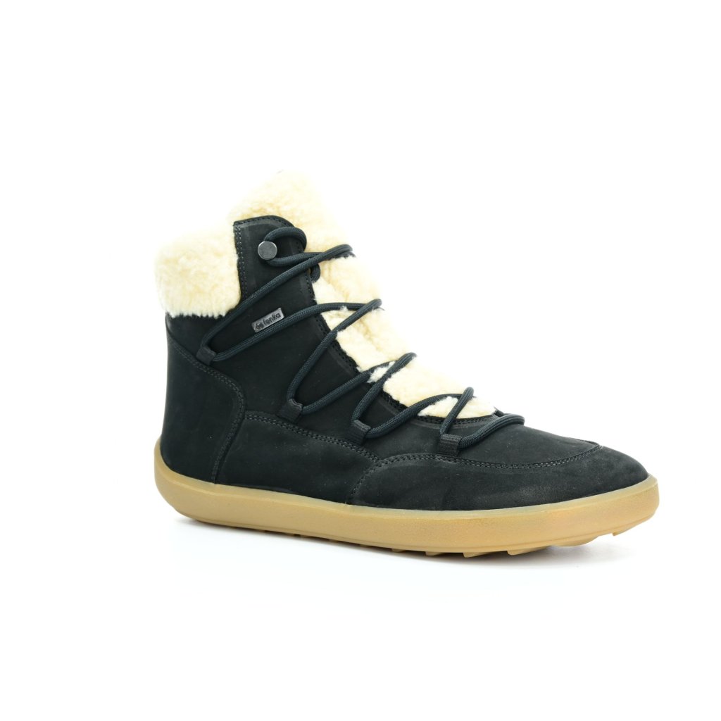 Be Lenka Bliss Black schwarze Winterbarfußschuhe