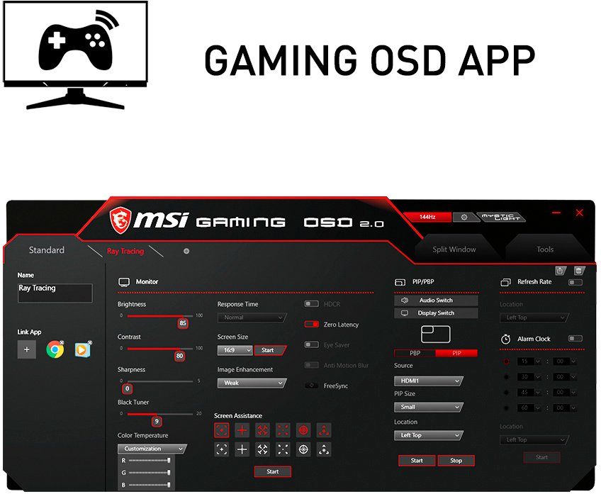 MSI Optix MAG274QRFDE-QD Gaming-LED-Monitor (69 cm/27 